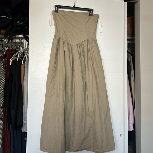 WeWoreWhat Strapless Cream Dress - Picture 5 of 5